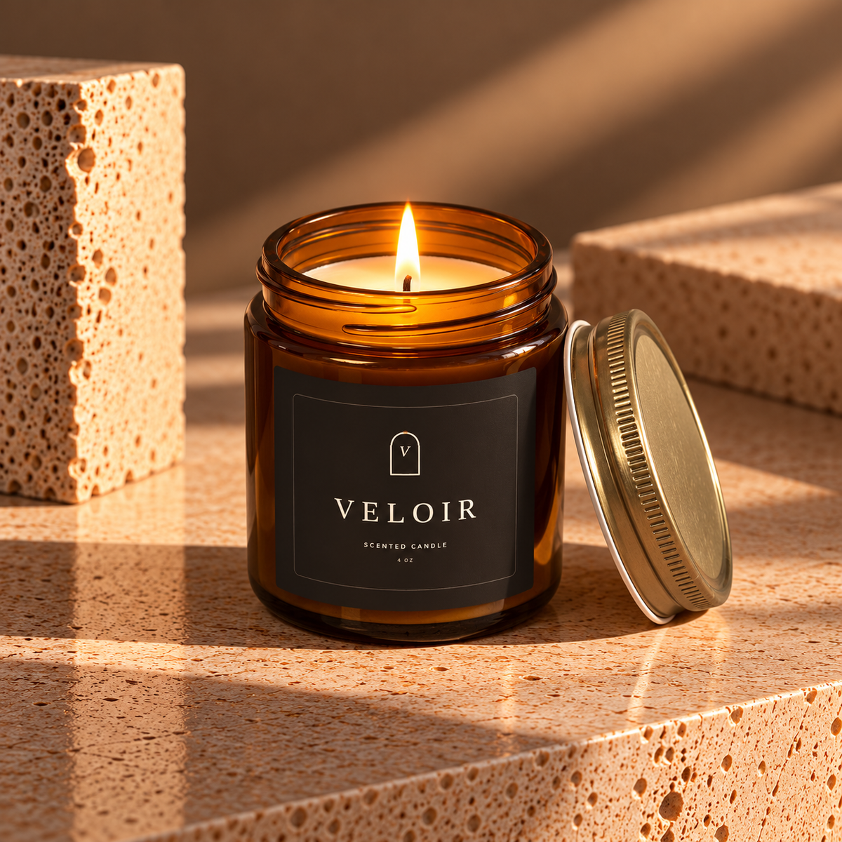 VELOIR Scented Candle – Elegant Home Fragrance