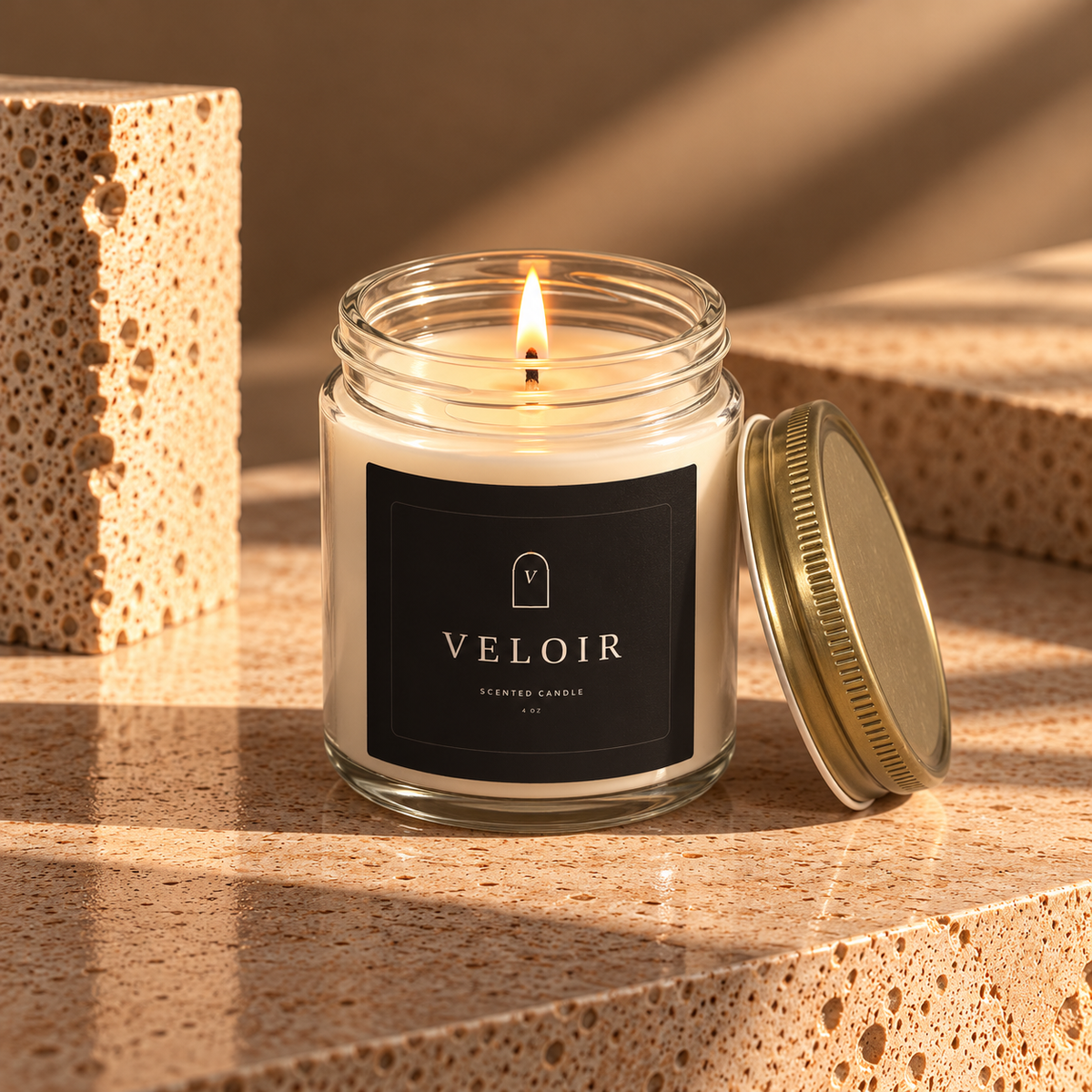 VELOIR Scented Candle – Elegant Home Fragrance
