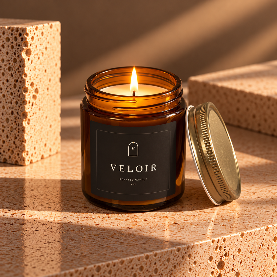 VELOIR Scented Candle – Elegant Home Fragrance