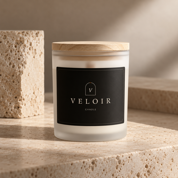VELOIR Wooden Wick Candle