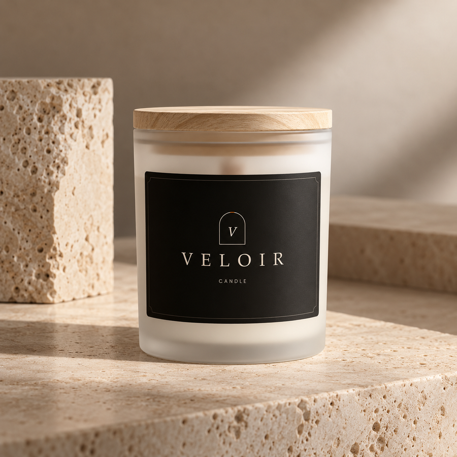 VELOIR Wooden Wick Candle